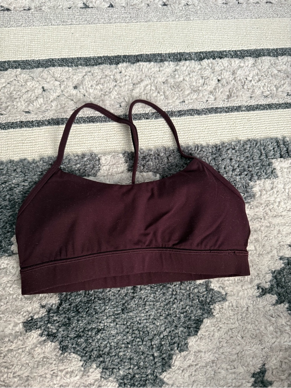 lululemon athletica Wine Strappy Low-Impact Sports Bra